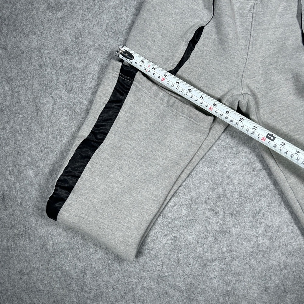 Skechers Sweatpants Womens Large Grey Black Side Stripe Y2K Flare Leg Athleisure - Picture 15 of 16